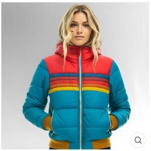 Colorful Women's Puffer Jacket